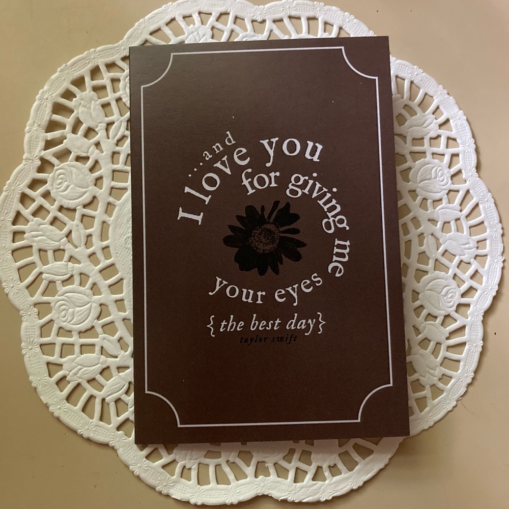 Taylor Swift Mother’s Day Greeting Card